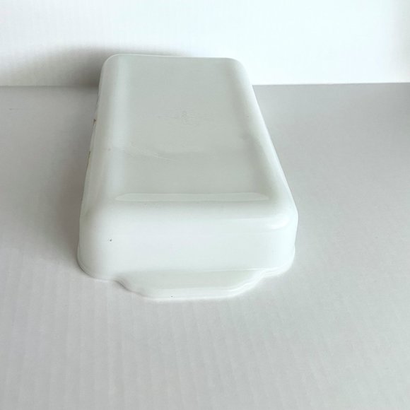 Vintage Fire-King Fruit by ANCHOR HOCKING 12" Rectangular Baker 1.5 Qt - Picture 6 of 13